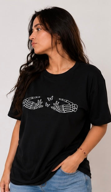 CAMISETA GRAFICA OVERSIZE PARA MUJER DE SHEIN – TALLA XL
