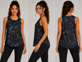 Top Deportivo SHEIN Estampado Neón – Talla M