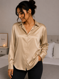 Camisa Satinada SHEIN Camila – Talla XL