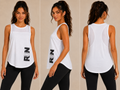 Top Deportivo SHEIN RUN Blanco – Talla L